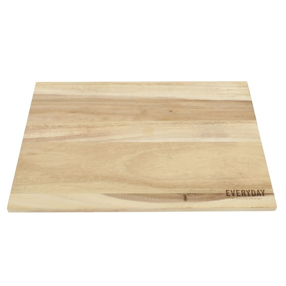 Martha Stewart 18"x12" Acacia Wood Cutting Board for Kitchen Chopping Board