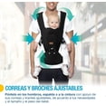 thumbnail image 4 of SHIMY Canguro para Bebé, Cangurera Portabebé Tipo lar para Niños de 0 a 36 Meses, Mochila Ergonómica con Soporte para Cintura, Múltiples Compartimentos con Cierre, Ajustable a Varias Posiciones, 4 of 5
