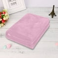 thumbnail image 3 of Soft Throw Blankets for Couch, Fleece Throw Blankets, 20X28 In, Light Pink, Plush Throw, Bed Covering, 1 Pc, 3 of 8