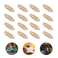 thumbnail image 2 of Shisuyan 50 Pcs Vis à Clipser Embouts de Bijoux Tube Trou Attache Cordon Embouts, 2 of 8