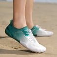 thumbnail image 5 of Summer Womens Breathable on Sneakers Non Walking Work Shoes Lightweight Quick Dry Casual Footwear Green 38, 5 of 7