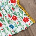 thumbnail image 4 of Robe de Plage Sans Manches pour Filles, par-Dessus de Maillot, à Franges, à Imprimé Floral, 4 of 6