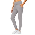 thumbnail image 2 of UVEASISHA Womens High-Waisted Leggings with Pockets Drawstring Waist Stretchy Tapered Joggers Comfortable Athletic Pants for Gym Training Gray XXL, 2 of 8