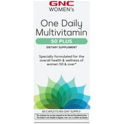 GNC One Daily Multivitamin 50 Plus - 60 Caplets (60 Servings)