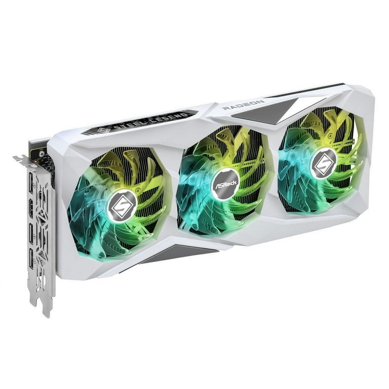 ASRock Steel Legend Radeon RX 7600 XT 16GB GDDR6 PCI Express ASRock Steel Legend Radeon RX 7600 XT 16GB GDDR6 PCI Express