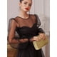 thumbnail image 5 of Bolso de mano CHUNLI, tejido para noche/boda, piel sintética, 5 of 6