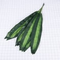 thumbnail image 3 of 20pcs High Simulation Artificial Plant Leaf Brazil Leaves Home Office Cafe Store DIY Decorations (Green), 3 of 8