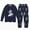 Z002-Black, variant on ZIXKCGDSE Boys 2 Piece Outfits Crewneck Long Sleeved Graphic T-Shirt and Pants Home Clothes Size 5-6 Years