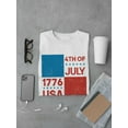thumbnail image 3 of 4Th Of July 1776 T-Shirt Men -Image by Shutterstock, Male XX-Large, 3 of 4