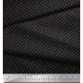 thumbnail image 2 of Soimoi Poly Georgette Fabric Dot & Heart Small Print Fabric by The Yard 52 Inch Wide, 2 of 3