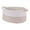 White/Khaki 17*12.5*8.5in, variant on Unique Bargains Woven Storage Basket Bin with Handles White/Khaki 17*12.5*8.5in