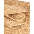 thumbnail image 5 of 2.6x4 Ft Natural Jute Premium Scalloped Jute Rug – Handcrafted Natural Braided Carpet for Living Room, Bedroom, Entryway – Boho Home Decor, 5 of 5