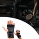 thumbnail image 3 of Guantes de gimnasio ligeros y duraderos Yuarrent 2 pack/lote Fitness Negro, 3 of 6