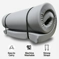 thumbnail image 2 of LuckyNote Memory Foam Camping Mattress, 75"x38"x4" Foldable, Water-Resistant Cover, Portable for RV Guest Room, Grey, 2 of 9