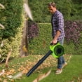 thumbnail image 4 of Piweml Cordless Leaf Blower, 2-Stroke 26cc Gas Powered Leaf Blower 380CFM 180MPH Powerful Clearing Blower Handheld Gas Blower for Lawn Care, Blowing Leaves, Dust, Snow, Gravel for Patio, Yard, 4 of 10