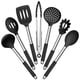 thumbnail image 1 of Juego de utensilios de cocina E-far de silicona, 7 piezas con acero inoxidable, 1 of 7