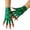 Green, variant on Fashion Dance Performances Gloves Stretch Fabric Theater Acts Party Accessory Long Fingernails Stage Gloves Breathable Fabric For Dance