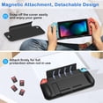 thumbnail image 6 of Fintie Case for Nintendo Switch - Flip Case [Screen Safe] Slim Protective Soft TPU Shell with Magnetically Detachable Front Cover & Ergonomic Grip for Switch 2017 6.2" Touch Screen,Dont Touch, 6 of 9
