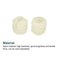 thumbnail image 4 of Furniture Plastic Insert Nuts, 11mmx10.5mm 80 Pack Nylon Expansion Nut, 4 of 5
