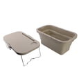 thumbnail image 2 of Cesta de Picnic Plegable Con Tablero de Mesa Oculto, Gran Capacidad, Asas Oculas, A Prueba de Fugas para Acampar, Adecuada para Almacenamiento de Alimentos y Bebidos, Hecha DE, 2 of 7