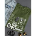 thumbnail image 3 of Trendy  Objects Rave Style T-Shirt Women -Image by Shutterstock, Female x-Large, 3 of 4