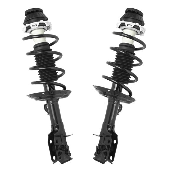 Detroit Axle - Front Struts for 2009-2014 Honda Fit [Excludes Electric Models], 2010 2011 2012 2013 Complete Struts with Coil Spring Assembly Replacement