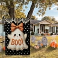 thumbnail image 2 of Halloween Ghost Garden Flag The Nightmare Garden Flag Sally Kisses Jack Vertical Double Sided Rustic Farmland Burlap Yard Lawn Outdoor Decor 28x40", 2 of 5
