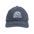 thumbnail image 2 of Gravity Outdoor Co. Pigment Dyed Adjustable Baseball Cap - White Logo - Navy, 2 of 2