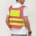 thumbnail image 4 of VBTAPA Hi Vis Vest for Men High Visibility Reflective Safety Vests Lightweight Outdoor Work Construction Tank Tops Red Free Size, 4 of 8