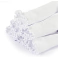 thumbnail image 5 of Youmation 6 Pack Ruffle Socks Women - Turn-Cuff Frilly Sock - Lightweight Cotton Socks-White, 5 of 6