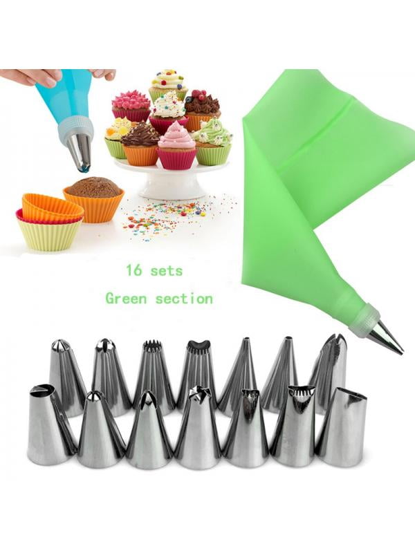 Silicone Reusable Cream Pastry Bag Icing Piping Cake Decorating Bakery Tools S