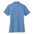 thumbnail image 6 of Womens Silk Touch Polyester Performance Polo Carolina Blue X-Large, 6 of 6