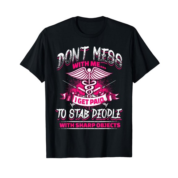 STAB People Funny Nurses Nursing RN LVN T-Shirt