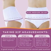 Wearever Women's Incontinence Underwear, Maximum Absorbent Bladder Control Panties, Reusable Single Pair