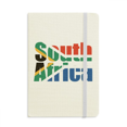 thumbnail image 1 of Afrique du Sud Pays Drapeau Nom Cahier Officiel Tissu Couverture Rigide Journal Journal Journal, 1 of 3