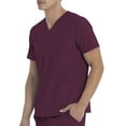 thumbnail image 2 of Scrubstar Unisex Solid V-Neck Scrub Top WM01T895, 2 of 8