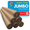 Brown, variant on Oodles of Noodles Jumbo Pool Noodles - 6 Pack - Approx. 55 inch x 3.5 inch Hollow Core Pool Noodles Foam Tube (Brown)