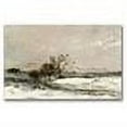 thumbnail image 2 of Trademark Fine Art "The Snow, 1873" Canvas Wall Art by Charles Daubigny, 2 of 4