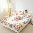 thumbnail image 4 of jejeloiu Lovely Elf Bed Sheets,Kawaii Girl King Sheets,Rustic Flower Mushroom Sheet Set For Teens,Ultra Soft Home Decor,4pcs, 4 of 7