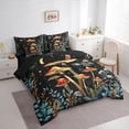 thumbnail image 3 of Manfei Mushroom Butterfly Twin Bedding Sets 7-Piece for Boys Girls,Bohemian Theme Bedding Comforter Set Microfiber,Starry Sky Breathable Sheet Sets,Super Cozy Room Decor,Reversible, 3 of 8