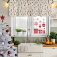 thumbnail image 6 of Spring Flowers Valances for Windows, Decorative Rod Pocket Window Valance Curtains, Vintage Wildflowers Country Pastoral Plants Short Curtain Drapes for Kitchen/Living Room, 2 Panels, 42" W x 12" L, 6 of 8