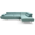 thumbnail image 6 of Glory Furniture Riveredge Twill Fabric Sectional in Teal, 6 of 7