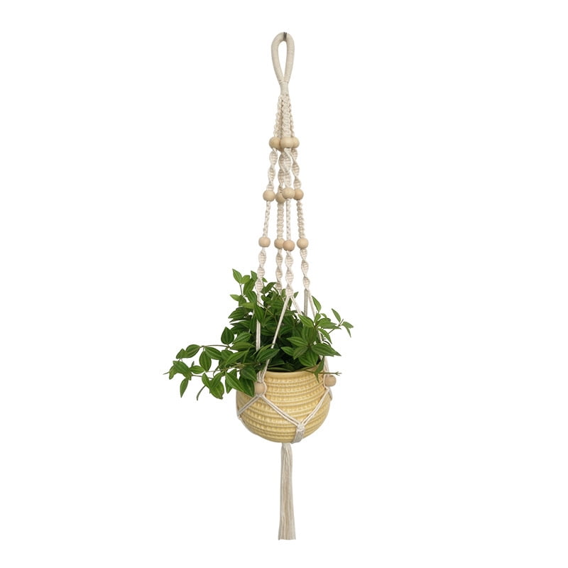 Cotton Rope Pot Holder Plant Hanger Braided Hanging