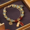 thumbnail image 5 of Lucky Red Bead Bracelet With Peanut Decor For Women Exquisite Chinese Blessing Bracelet Day Jewelry Pendant Valentine, 5 of 7