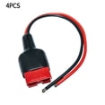 thumbnail image 3 of MYG 4 PCS Waterproof 50A for Anderson Plug Connector Dustproof Cable Jacket Black, 3 of 9