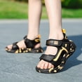 thumbnail image 5 of TOWED22 Boys Sandals Kids Athletic Summer Sports Water Shoes for Toddler/Little Kid/Big Kid(Gold,1), 5 of 9