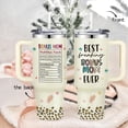 thumbnail image 3 of Bonus Mom Tumbler Best Gifts for Mother in Law Best Bonus Ever 40oz Tumbler Christmas Birthday Gift for Step Mom from Step Son Daughter Tumbler with Handle Lid Straw, 3 of 6