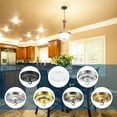 thumbnail image 6 of 1-Pack Light Canopy Kit, 4.3" Replacement Cover Plate for Chandelier Fixture/Pendant Light, Ceiling Hooks Cover Plate [White], 6 of 6