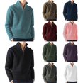 thumbnail image 2 of Stylish Knitted Sweater for Men Soft and Comfortable ong Sleeve Ribbed Pullover Tops in Cold Weather dark brown XXX, 2 of 5