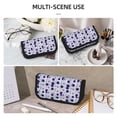 thumbnail image 5 of Wukai Daisies Flowers Print Big Capacity Pencil Case, Upgraded Canvas Pencil Pouch Large Pencil Bag Organizer,Aesthetic Supply, 5 of 6